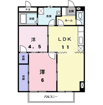 スーパーブライフ中島の物件間取画像